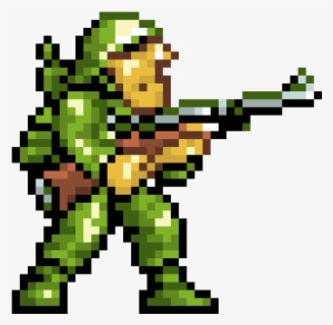 Metal Slug Pixel Png - Metal Slug Soldier Png