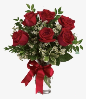 B-1 - Thoughts Of You Bouquet With Red Roses - Deluxe