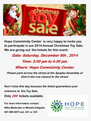 Toy Sale Tickets - Cartoon