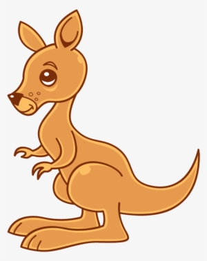 Kangaroo Cartoon Png Picture - Cute Cartoon Kangaroo Png