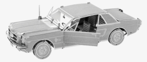 Picture Of 1965 Ford Mustang - Fascinations Metal Earth 1965 Ford Mustang Coupe 3d