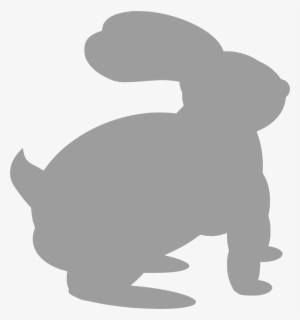 Svg Mammal Rabbit Bunny Free Image Icon Silh Png Rabbit - Custom Brown Bunny Shower Curtain