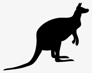 Kangaroo Silhouette Png Pic - Kangaroo Silhouette