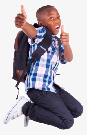 African American School Boy