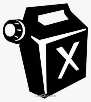 Gas Can Royalty Free Vector Clip Art Illustration - Illustration