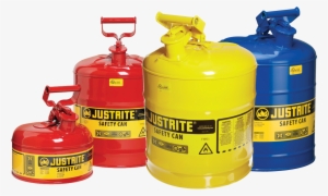 Galvanized Steel Type - Justrite 5 Gallon Blue Galvanized Steel Type I Safety