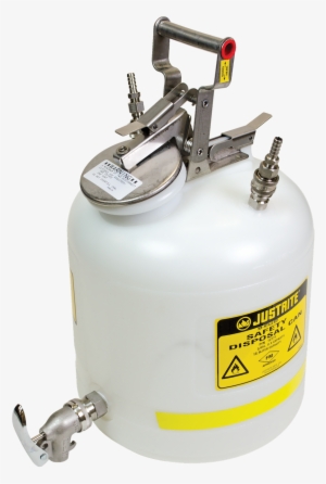 Disposal Can With Faucet, Quick Disconnect, Stainless - Piping And Plumbing Fitting