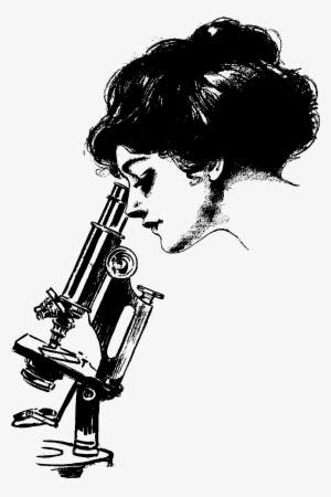 This Free Icons Png Design Of Lady And Microscope