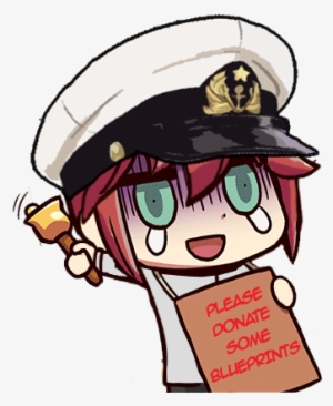 Please Donate Some Blueprints - Kancolle Emote