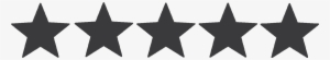 5stars-dark - 5 Star Rating Black