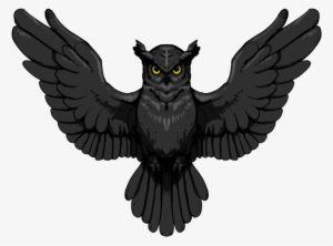 Vector Black And White Library Dark Owl By Joe - Dark Owl Png