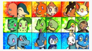 Png - Pokemon Wallpaper All Starters