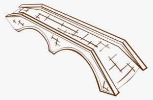 Timber Bridge Computer Icons Drawing Simple Suspension - Bridge Symbol On A Map