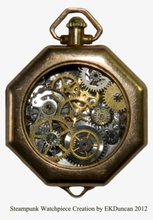 Ladies Steampunk Timepiece From Vintage Parts By Eveyd