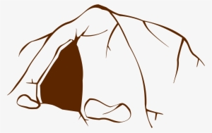 Clipart Map Symbols Cave Entrance Png Rpg Map Symbol - Cave Clip Art