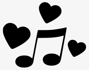 Day Music Hearts Comments - Love Music Icon Png