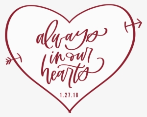 Rsvp To Always In Our Hearts - 2018