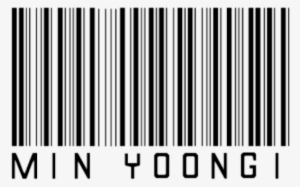 Minyoongi Black Icon Overlay Barcode Clipart Transparent - Sticker Tumblr Png Black