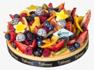 Festive Fruit Flan - Gumnut Patisserie