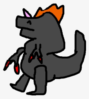 Baby Fire Narwhal-dragon - Openclipart