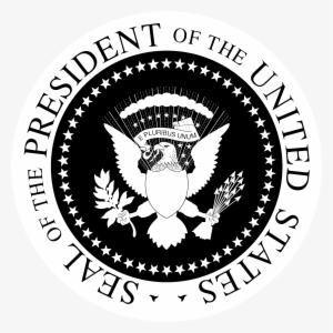 President Of The United States Logo Black And White - Gobierno Estados Unidos De America