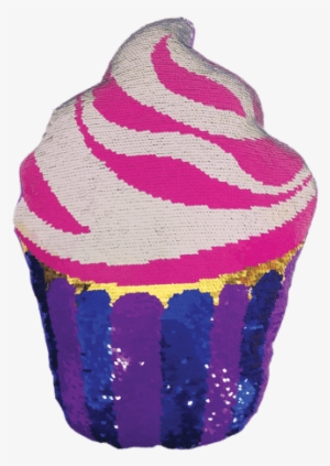 Sold Out - Iscream Mini Cupcake Reversible Sequin Pillow