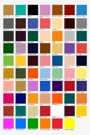 Transfer Magic Color Chart - Art