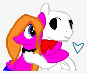 Undertale Kertas Dinding Titled Kuda, Kuda Kecil Hugz - Art