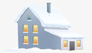 Clipart Winter House - Winter House Png