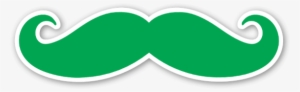 Bigote Verde Pegatina - Bigode Roxo Png