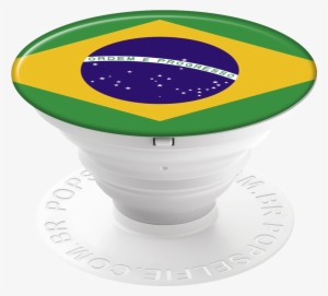 Pop Selfie Bandeira Brasil - Popsocket Brasil