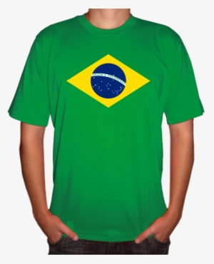 Camiseta Brasil Bandeira - Brazil Flag