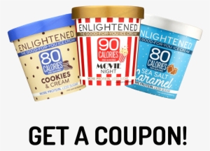 Get A Coupon For Enlightened Ice Cream - Enlightened Ice Cream, Low Fat, Sea Salt Caramel -