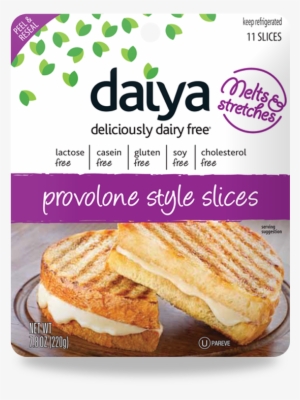 "meltable & Stretchy" Daiya Provolone Low Protein Cheese - Daiya Swiss Cheese