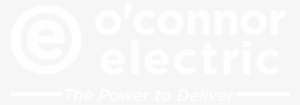 O'connor Electric White Logo - Electricity