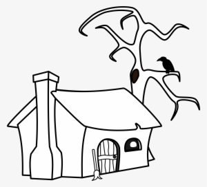 Cottage 20clipart - Hexenhaus Malvorlage