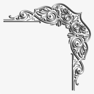 Kiss The Rain - Corners Borders Design Png