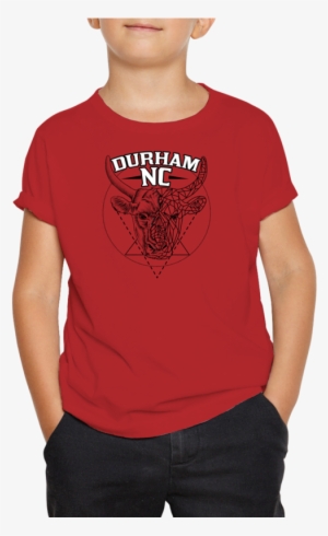 Durham Geometric Bull Head Children's T-shirt - Playera De Apoyo A Mexico