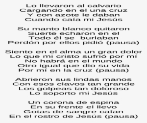 Llevaron Al Calvario Letra