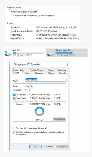 File History - Disk
