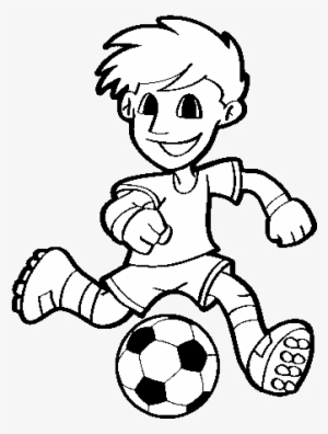 Dibujo De Jugador De Fútbol Con Balón Para Colorear - Bigmouth - Inflatable Pool Float - Gigantic Soccer