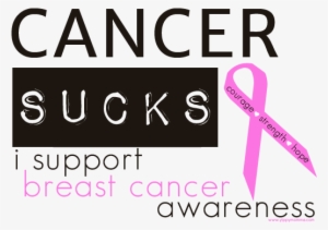 Breast Cancer Sucks - Cancer Sucks Text Png