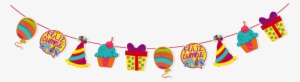 Banderin Para Fiesta De Cumpleanos - Feliz Cumpleaños Banderines Png