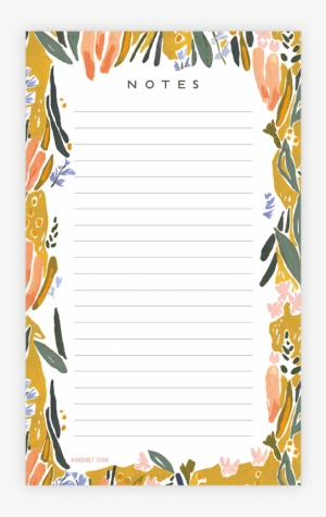 Happy Floral Notepad