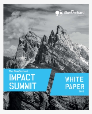 Blueorchard Impact Summit White Paper - Val Gardena