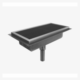 Bsi Ft-1272 Bsi, Llc Drain Tech Floor Trough, 72"w - Outdoor Grill Rack & Topper
