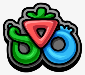 School & Skate Party Puffle Berry Mall Logo - Club Penguin Puffles Logo