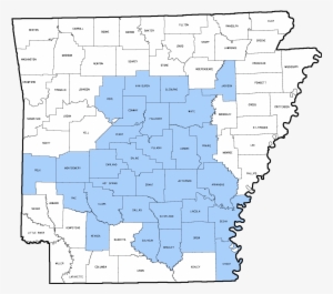 Eligible Counties - Arkansas - Карта Штата Арканзас Сша