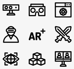 Virtual Reality - Realidad Aumentada Icono Png