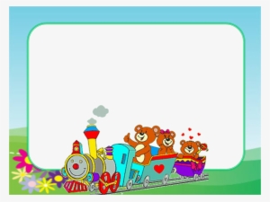Molduras Em Png-tema - Happy Birthday Train Gif